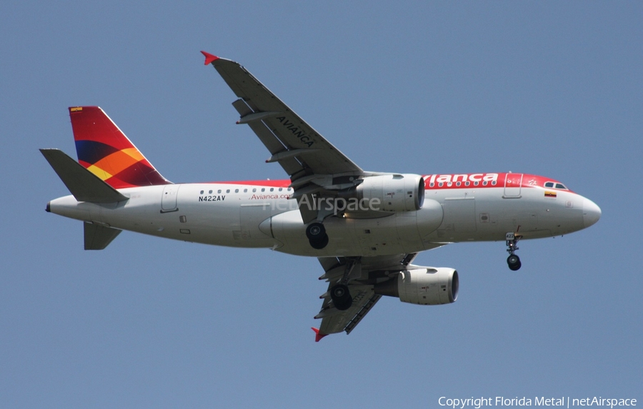 Avianca Airbus A319-115 (N422AV) | Photo 300400