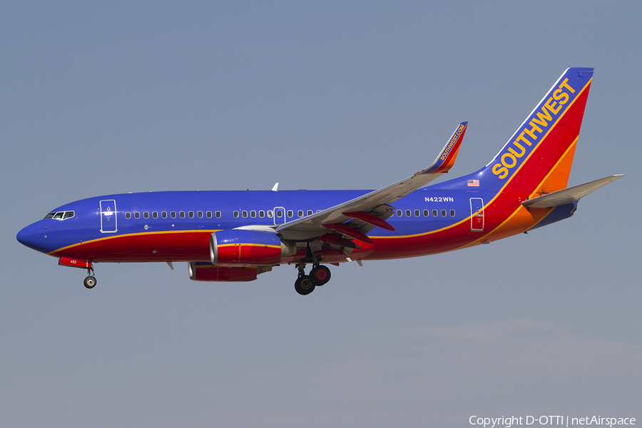 Southwest Airlines Boeing 737-7H4 (N422WN) | Photo 341073