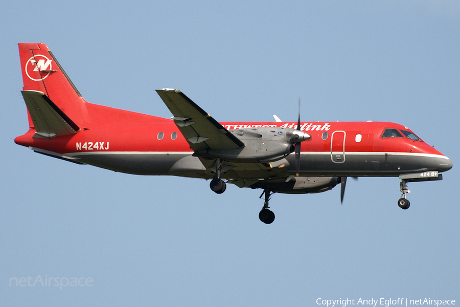Northwest Airlink (Mesaba Airlines) SAAB 340B+ (N424XJ) | Photo 225729