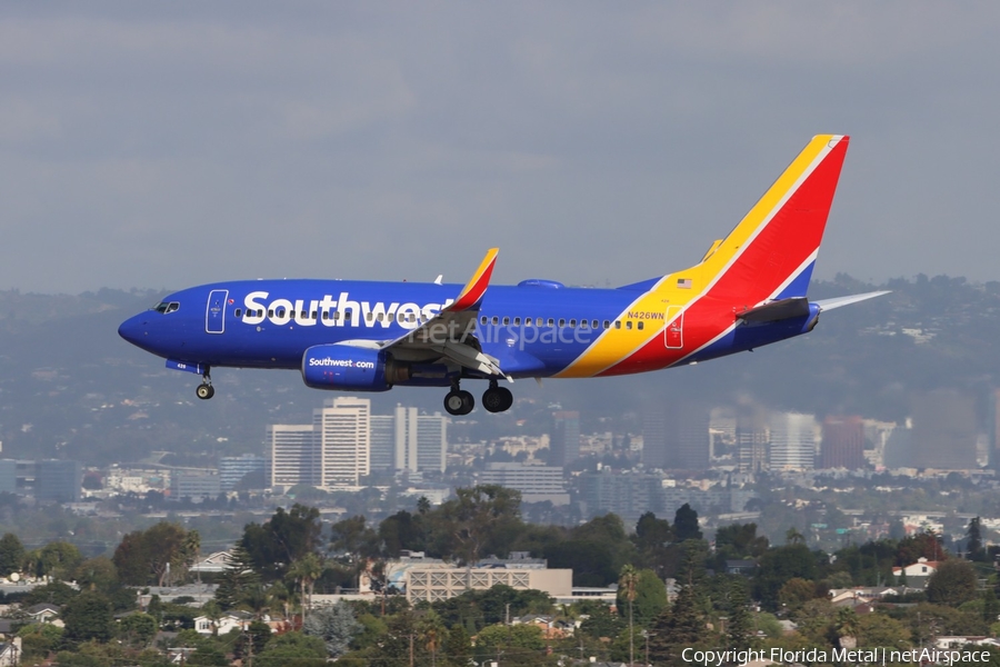 Southwest Airlines Boeing 737-7H4 (N426WN) | Photo 612335
