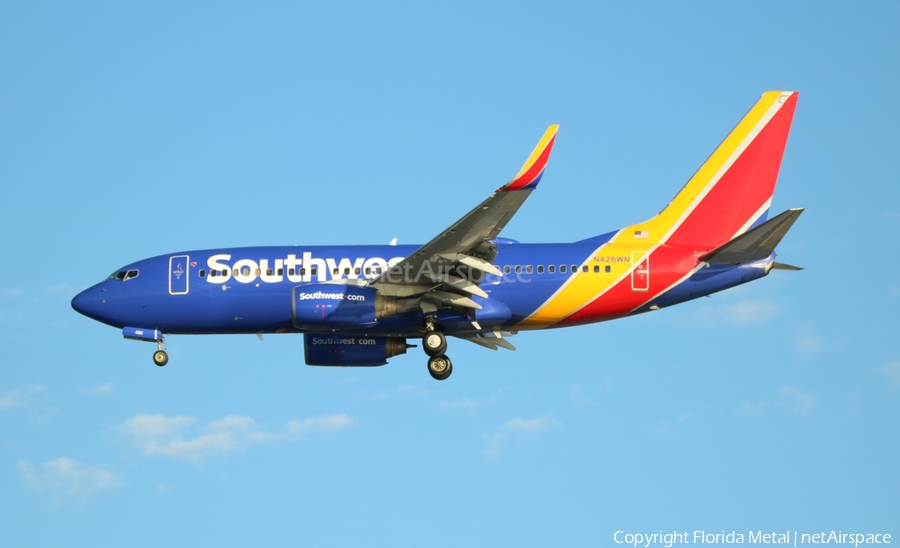 Southwest Airlines Boeing 737-7H4 (N426WN) | Photo 585626
