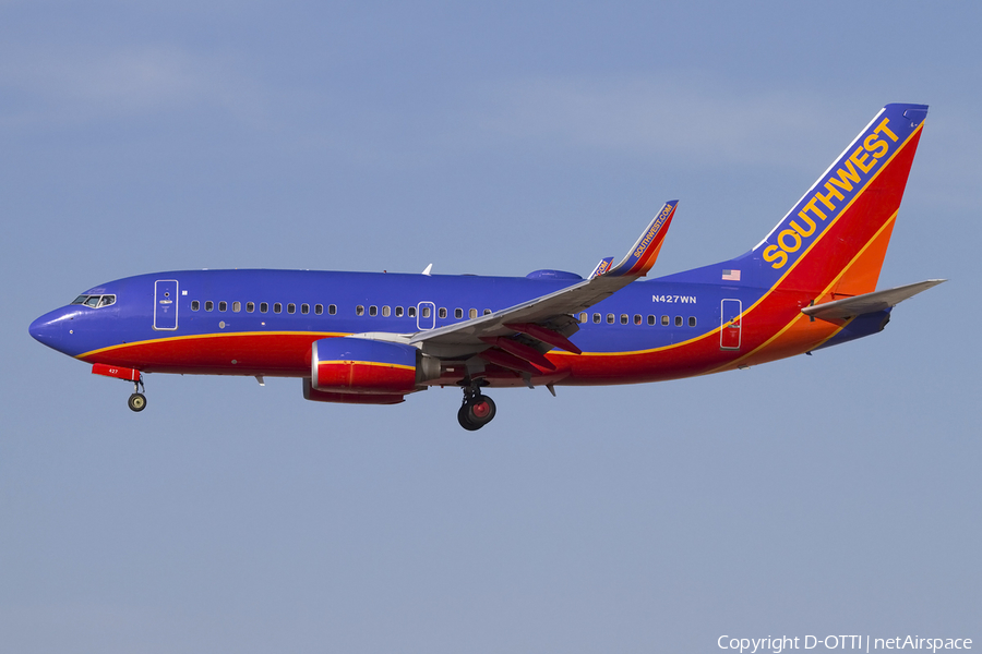 Southwest Airlines Boeing 737-7H4 (N427WN) | Photo 425029