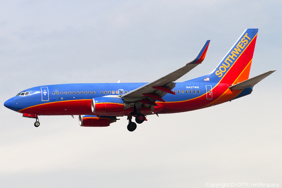 Southwest Airlines Boeing 737-7H4 (N427WN) | Photo 185333
