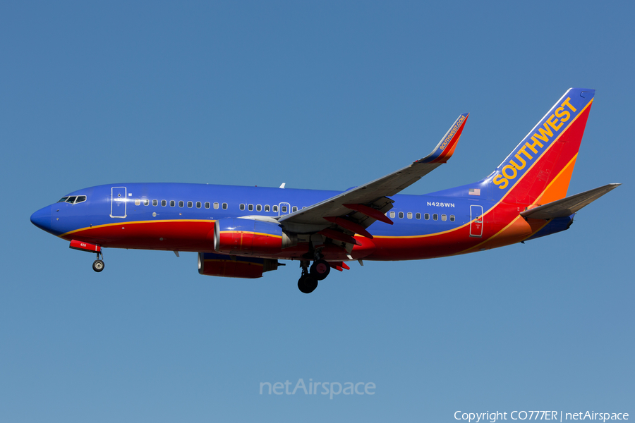 Southwest Airlines Boeing 737-7H4 (N428WN) | Photo 104489