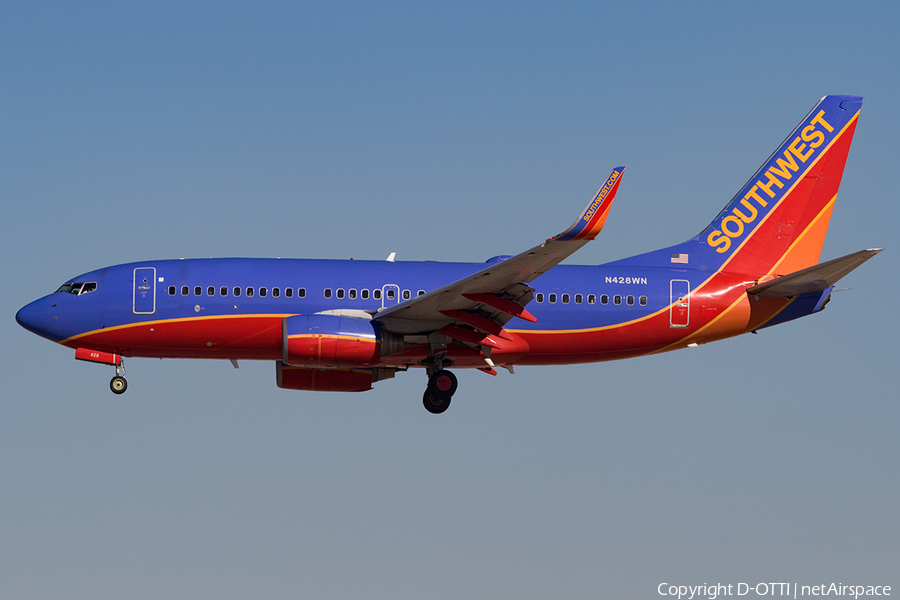 Southwest Airlines Boeing 737-7H4 (N428WN) | Photo 136088
