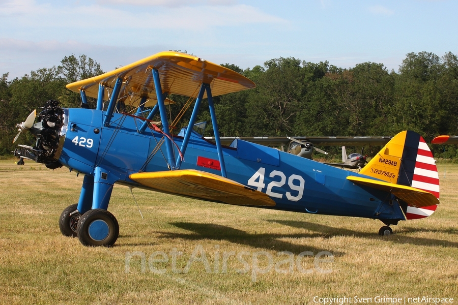 (Private) Boeing Stearman A75N1 (N429AB) | Photo 458108