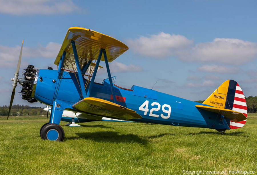 (Private) Boeing Stearman A75N1 (N429AB) | Photo 450631