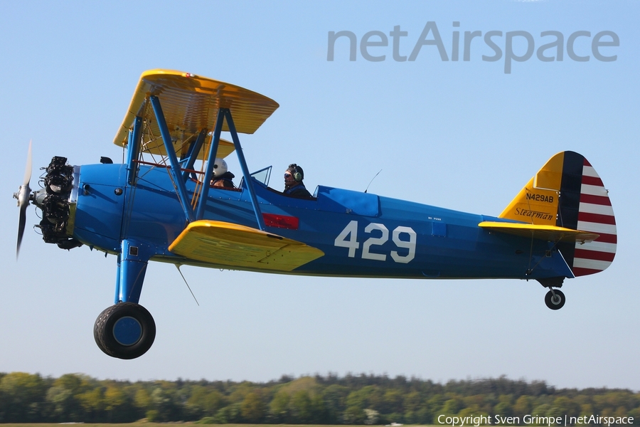 (Private) Boeing Stearman A75N1 (N429AB) | Photo 452222