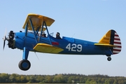 (Private) Boeing Stearman A75N1 (N429AB) at  Itzehoe - Hungriger Wolf, Germany