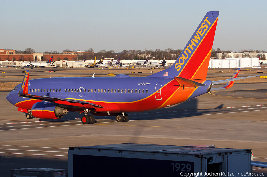 Southwest Airlines Boeing 737-7H4 (N429WN) | Photo 38052