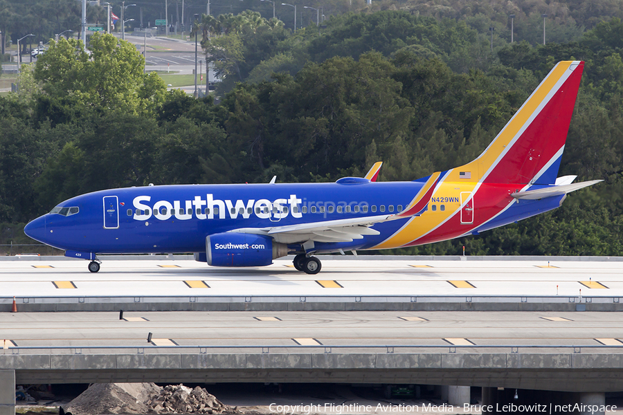 Southwest Airlines Boeing 737-7H4 (N429WN) | Photo 464246