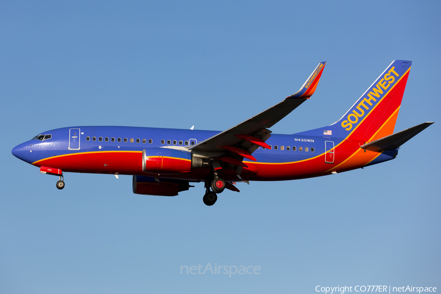 Southwest Airlines Boeing 737-7H4 (N430WN) | Photo 81246