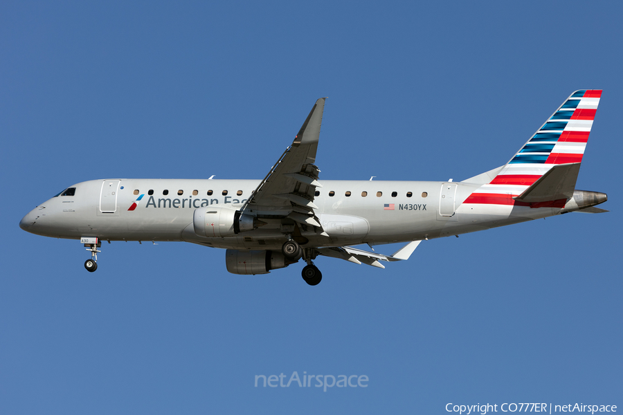 American Eagle (Republic Airlines) Embraer ERJ-175LR (ERJ-170-200LR) (N430YX) | Photo 425253