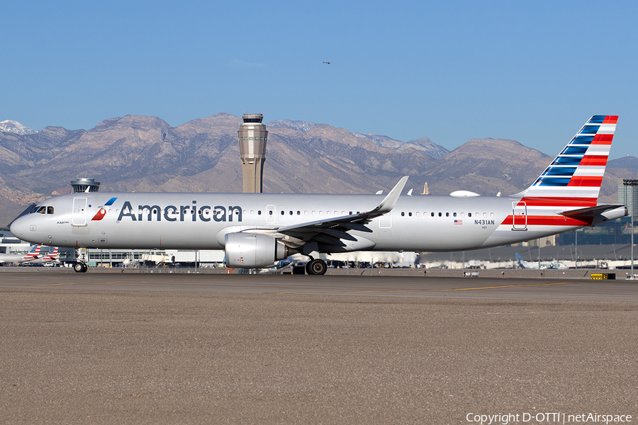 American Airlines Airbus A321-253NX (N431AN) | Photo 555005