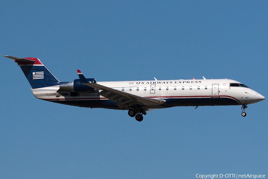 US Airways Express (Air Wisconsin) Bombardier CRJ-200LR (N431AW) | Photo 233096