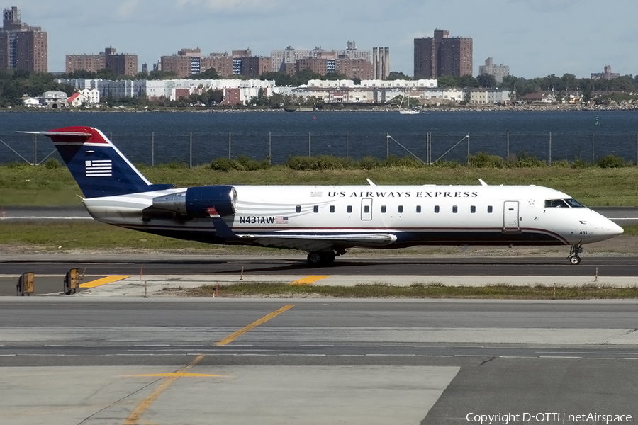 US Airways Express (Air Wisconsin) Bombardier CRJ-200LR (N431AW) | Photo 177883