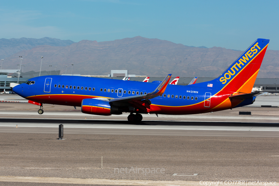 Southwest Airlines Boeing 737-7H4 (N431WN) | Photo 79919