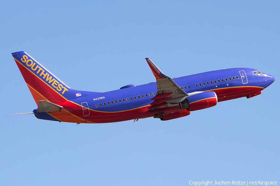 Southwest Airlines Boeing 737-7H4 (N431WN) | Photo 43678