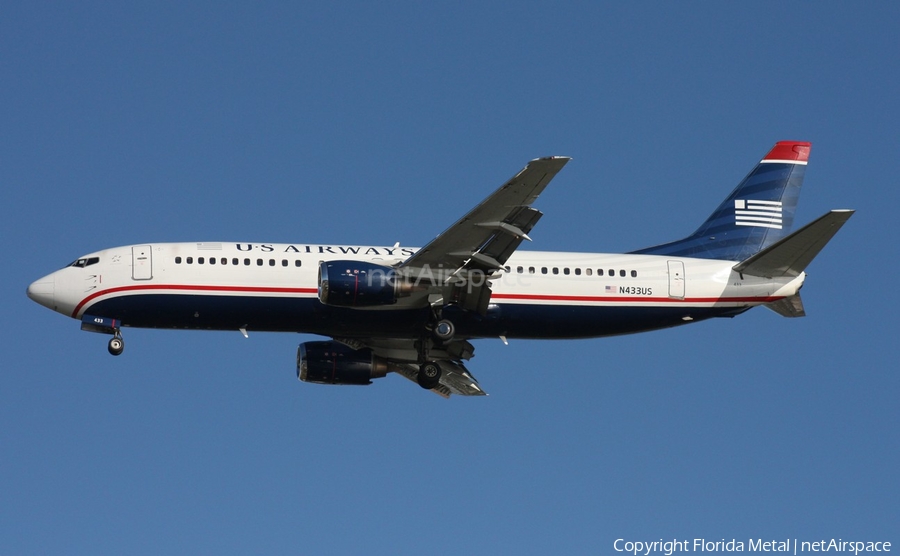 US Airways Boeing 737-4B7 (N433US) | Photo 300438