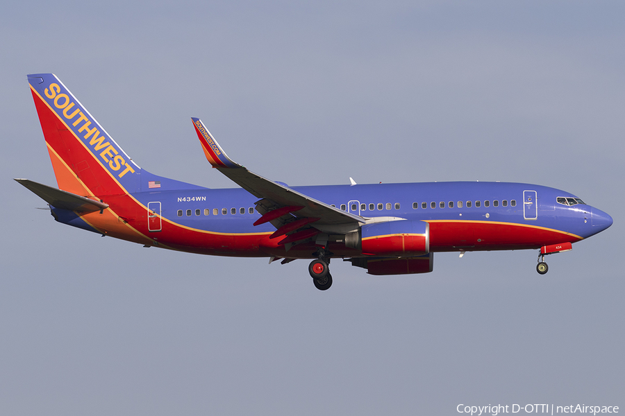 Southwest Airlines Boeing 737-7H4 (N434WN) | Photo 537477
