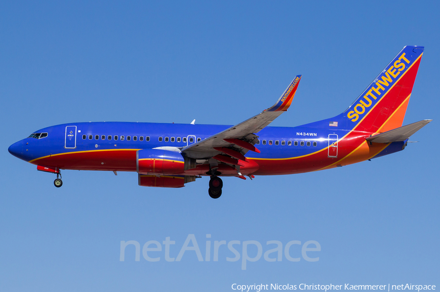 Southwest Airlines Boeing 737-7H4 (N434WN) | Photo 127328