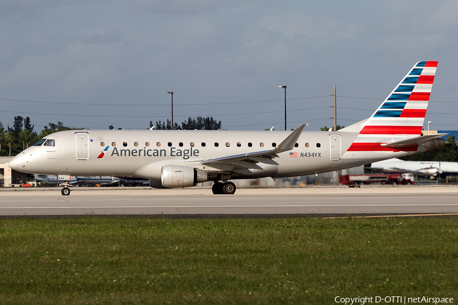 American Eagle (Republic Airlines) Embraer ERJ-175LR (ERJ-170-200LR) (N434YX) | Photo 138767