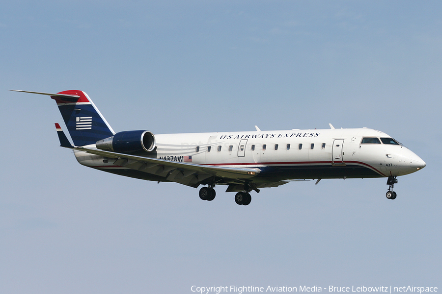 US Airways Express (Air Wisconsin) Bombardier CRJ-200LR (N437AW) | Photo 150711