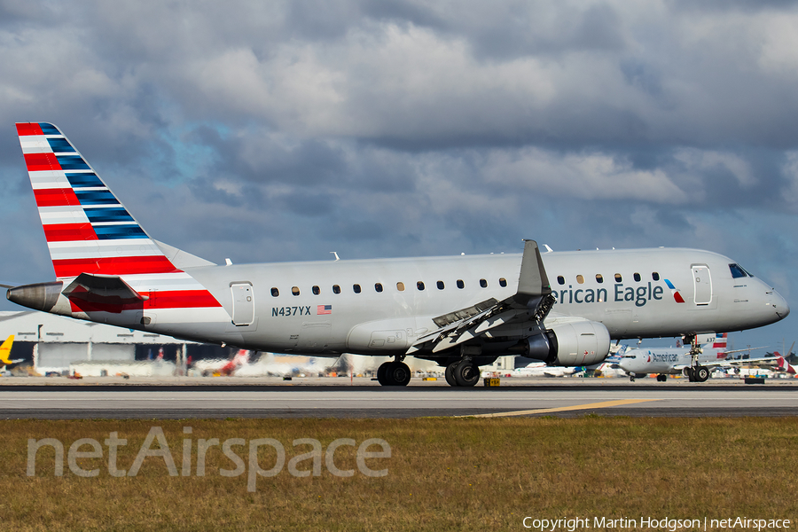 American Eagle (Republic Airlines) Embraer ERJ-175LR (ERJ-170-200LR) (N437YX) | Photo 230247