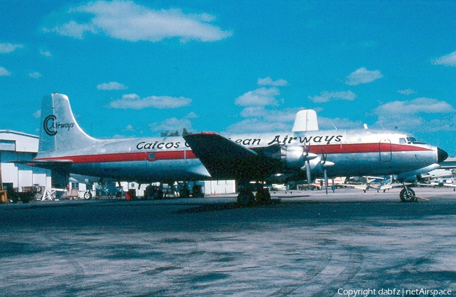 Caicos Caribbean Airways Douglas DC-6A (N43867) | Photo 209666