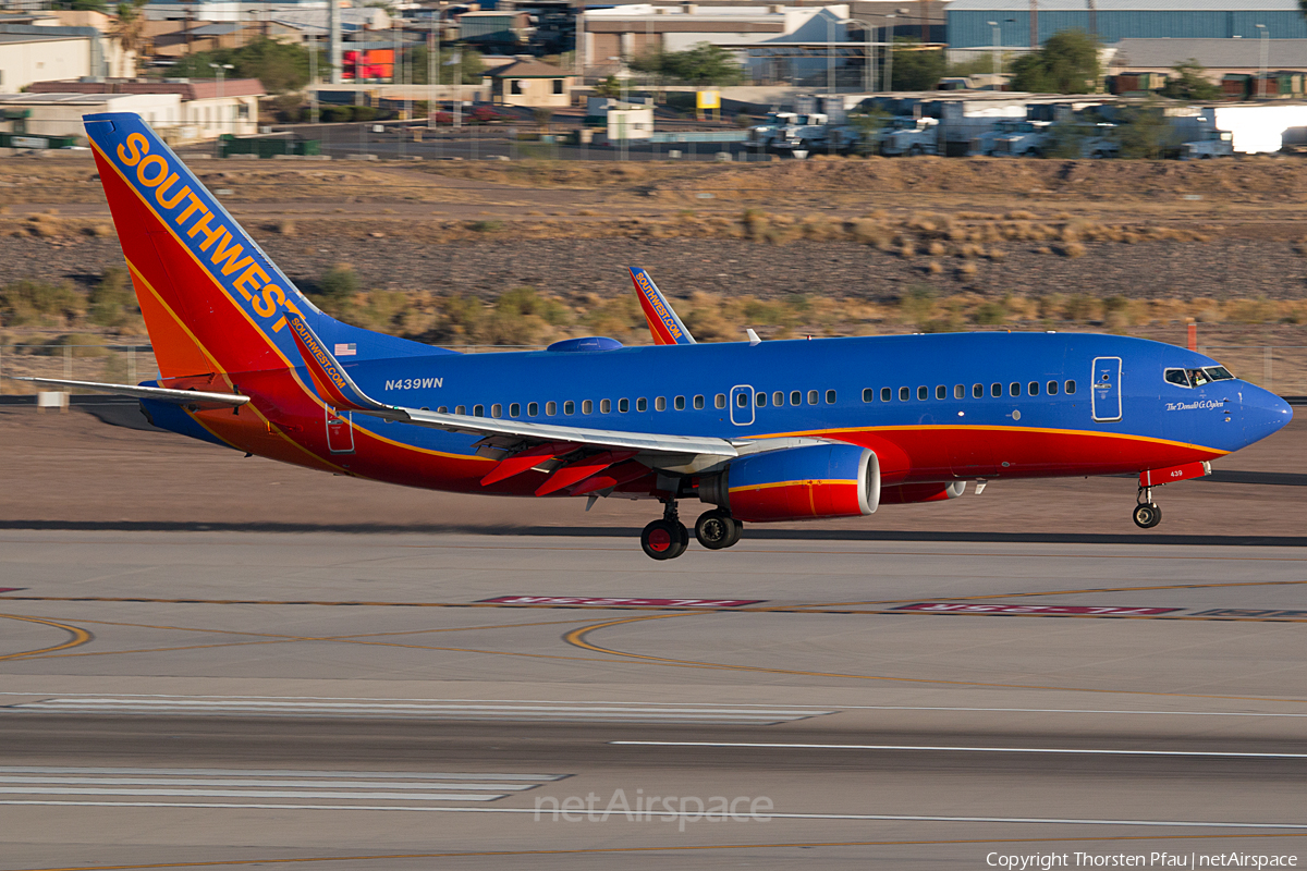 Southwest Airlines Boeing 737-7H4 (N439Wn) | Photo 61460 • Netairspace