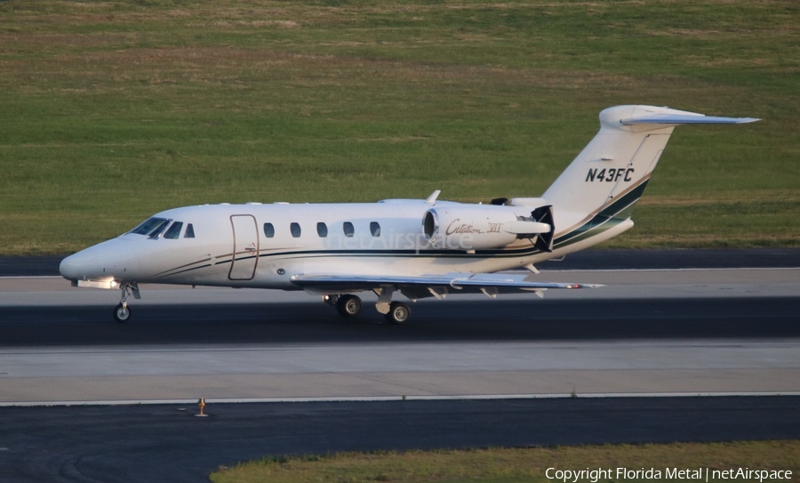 (Private) Cessna 650 Citation VII (N43FC) | Photo 554992