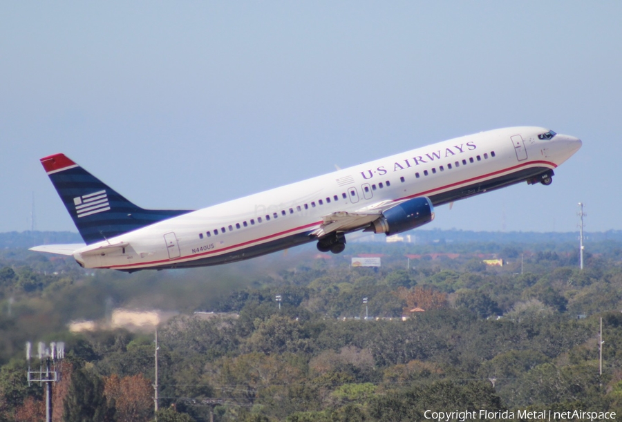 US Airways Boeing 737-4B7 (N440US) | Photo 300446