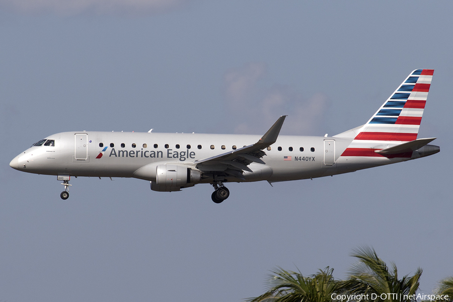 American Eagle (Republic Airlines) Embraer ERJ-175LR (ERJ-170-200LR) (N440YX) | Photo 534054