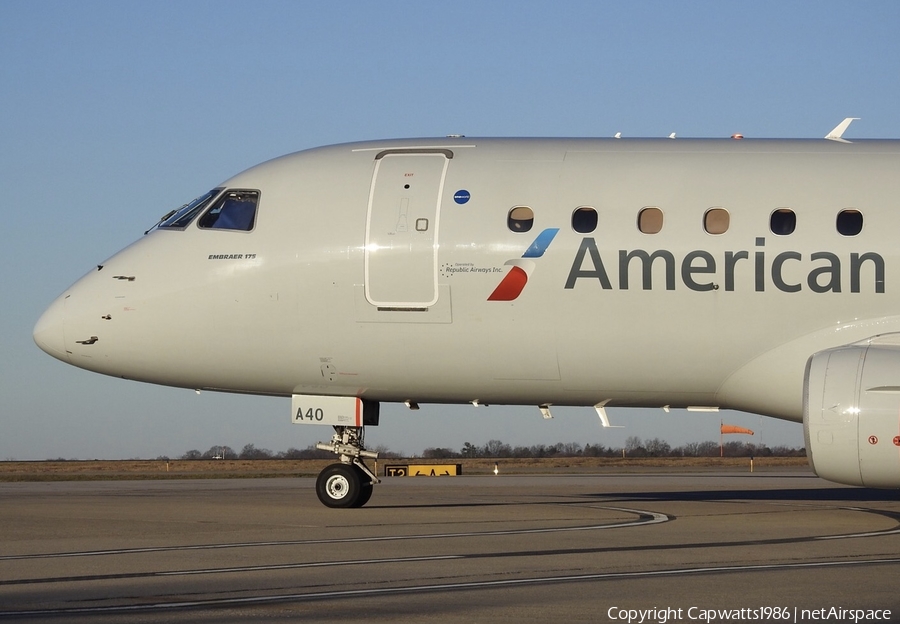American Eagle (Republic Airlines) Embraer ERJ-175LR (ERJ-170-200LR) (N440YX) | Photo 607726