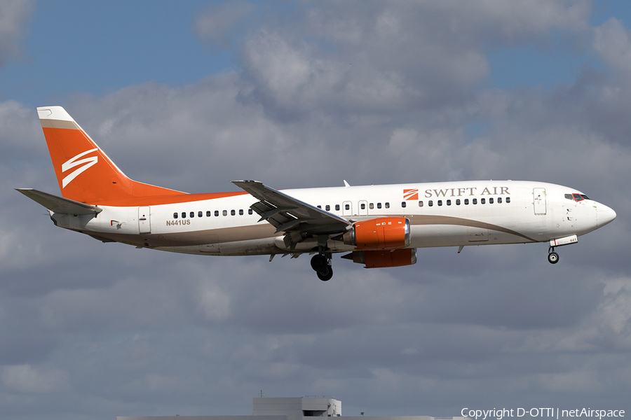 Swift Air Boeing 737-4B7 (N441US) | Photo 137337