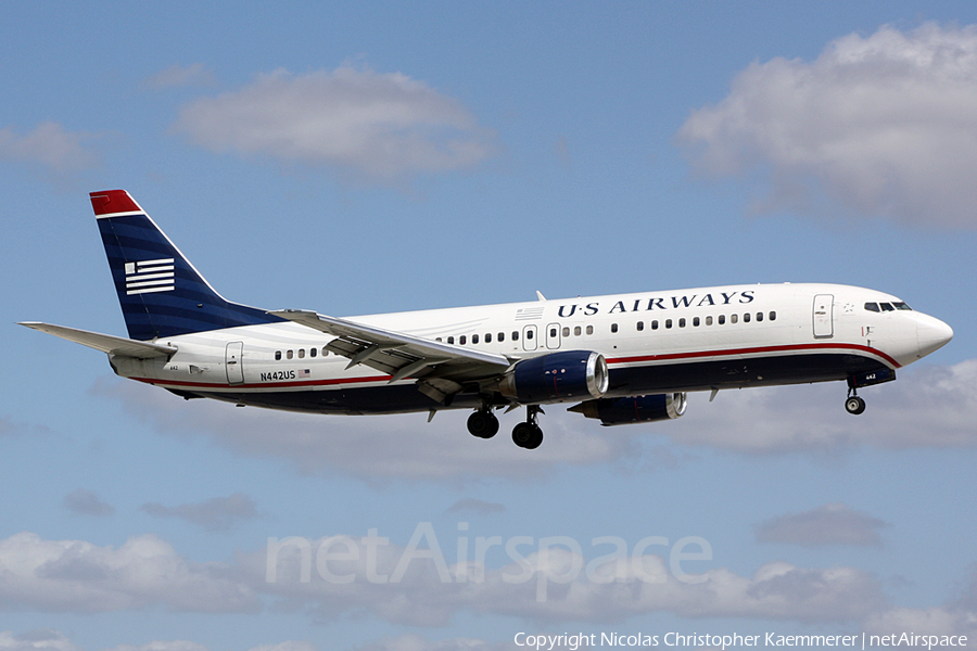 US Airways Boeing 737-4B7 (N442US) | Photo 161296
