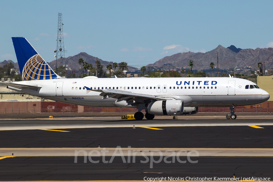 United Airlines Airbus A320-232 (N443UA) | Photo 124089