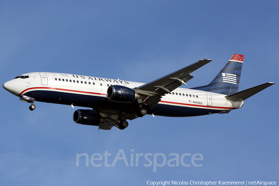 US Airways Boeing 737-4B7 (N443US) | Photo 127046