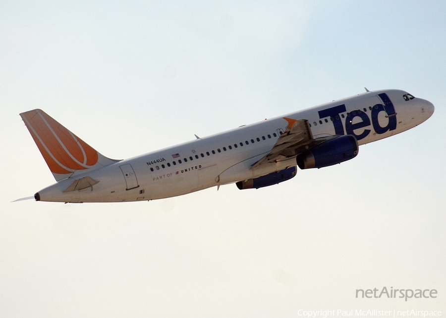 Ted Airbus A320-232 (N444UA) | Photo 45636