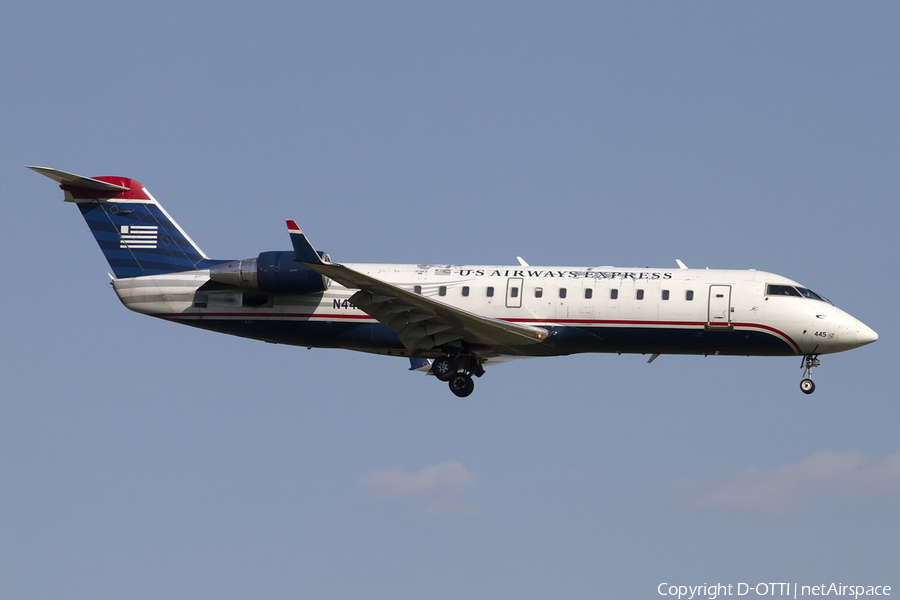 US Airways Express (Air Wisconsin) Bombardier CRJ-200LR (N445AW) | Photo 440672