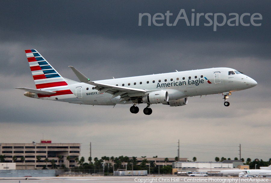American Eagle (Republic Airlines) Embraer ERJ-175LR (ERJ-170-200LR) (N445YX) | Photo 239044