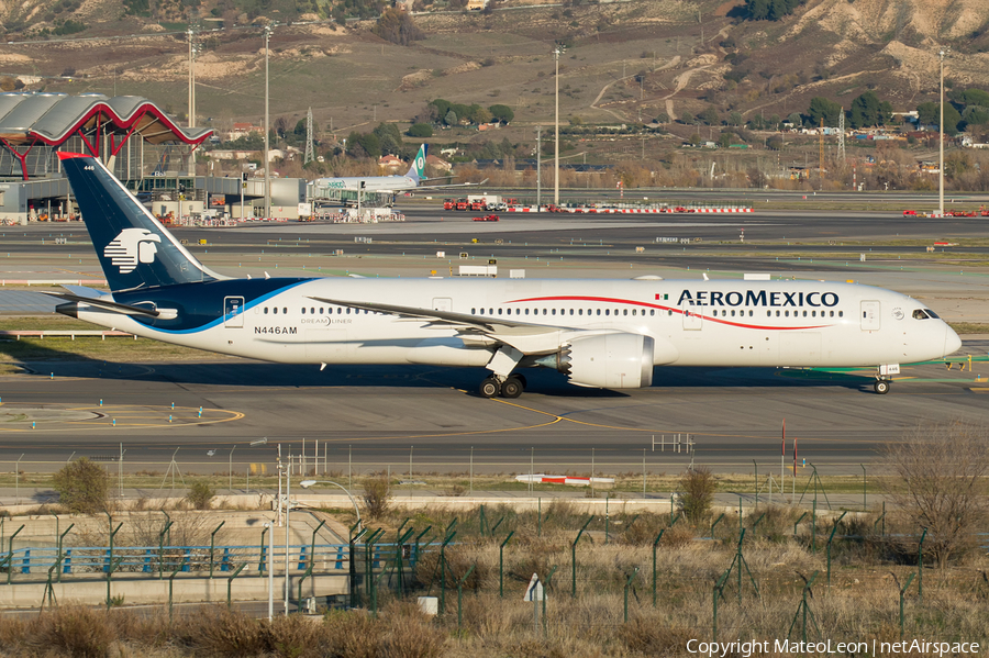 AeroMexico Boeing 787-9 Dreamliner (N446AM) | Photo 362250