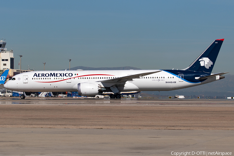 AeroMexico Boeing 787-9 Dreamliner (N446AM) | Photo 376565