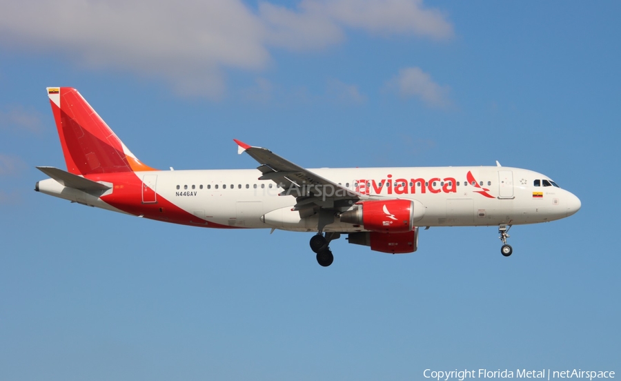 Avianca Airbus A320-214 (N446AV) | Photo 666128