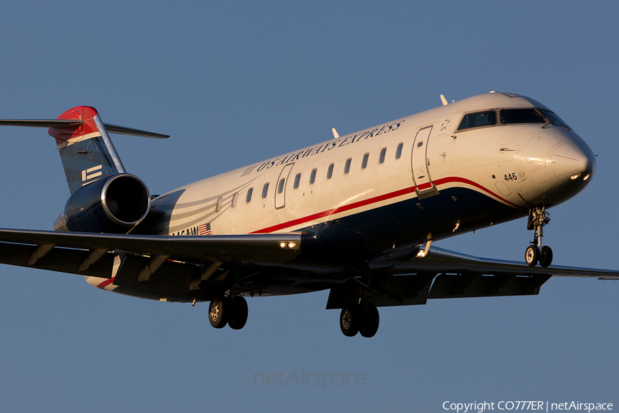 US Airways Express (Air Wisconsin) Bombardier CRJ-200LR (N446AW) | Photo 24995