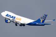 Atlas Air Boeing 747-4B5(ERF) (N446MC) at  Brussels - International, Belgium