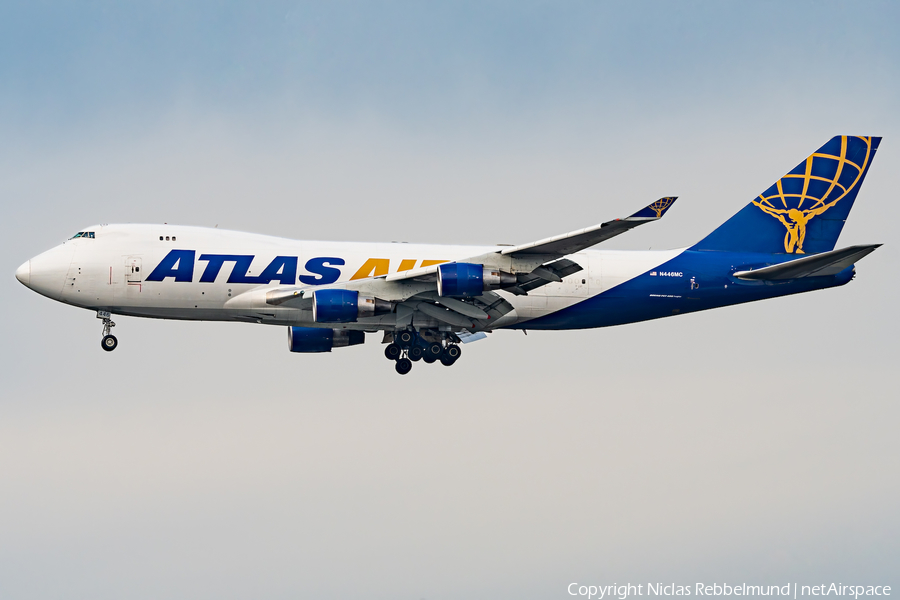 Atlas Air Boeing 747-4B5(ERF) (N446MC) | Photo 527885