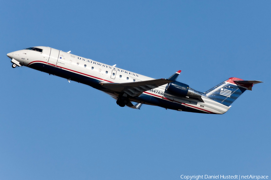 US Airways Express (Air Wisconsin) Bombardier CRJ-200LR (N447AW) | Photo 666639