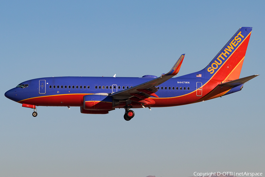 Southwest Airlines Boeing 737-7H4 (N447WN) | Photo 138450