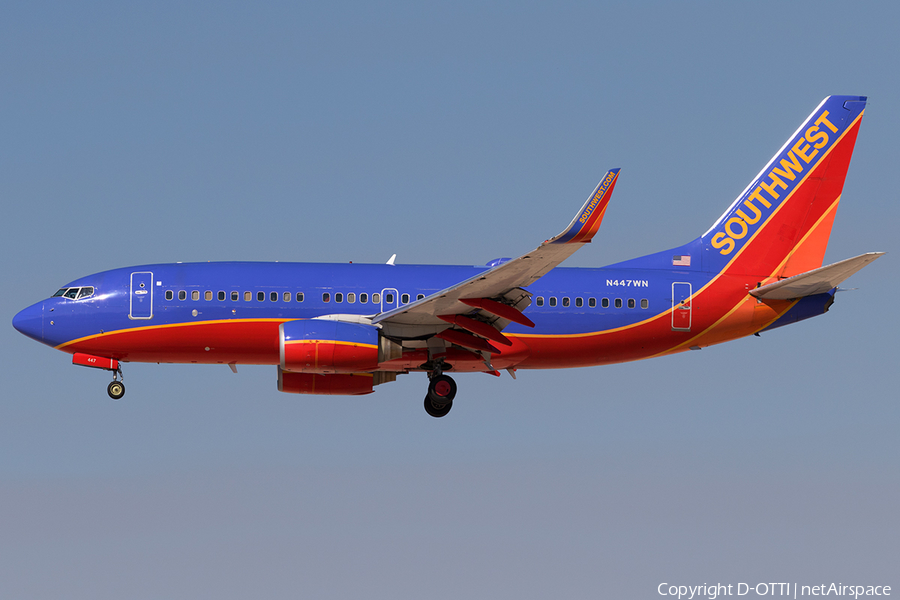 Southwest Airlines Boeing 737-7H4 (N447WN) | Photo 201749